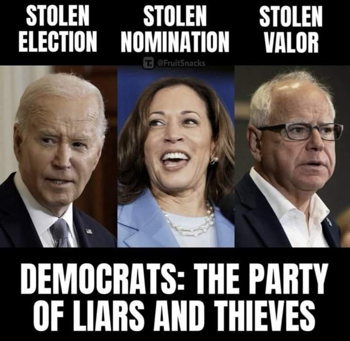 ROCKONOHIO77's tweet photo. In 3 words: Cheat Lie &amp; Steal! I think that's sums it up perfectly! Don't you? #DemocratsCheat #DemocratsLie #DemocratsSteal @JoeBiden @VP https://t.co/utrsPP4XBv