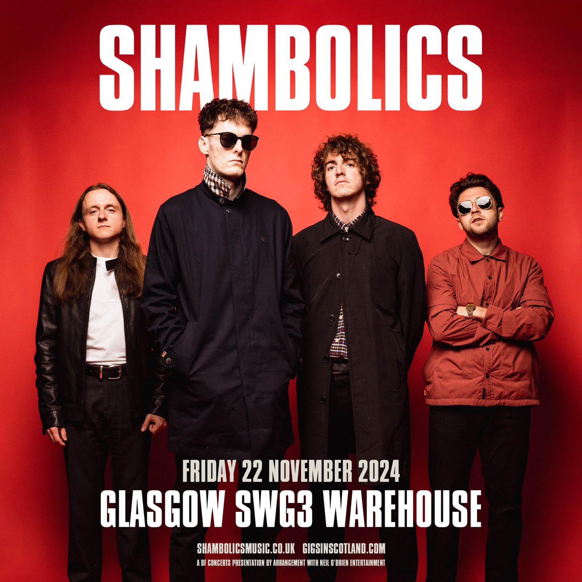 75% of the presale already gone for our show at SWG3 

Move quick on this troops 

Pre sale link here - ticketweb.uk/event/shamboli…

📸 - @callumgibbsvisual