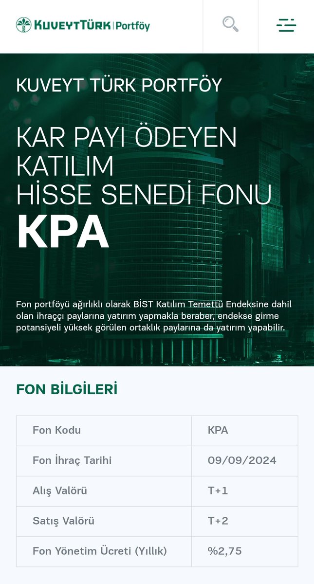 Kpa fonu geliyor sonunda hayırlı olsun😂
Ağustos halka arz gelirinin gideceği yer belli oldu.
En sevdiğim yanı aya fonu gibi yılda 4 sefer temettü dağıtacak olması.
Umarım fon yönetiminde başarıyla gerçekleştirirler.🙏