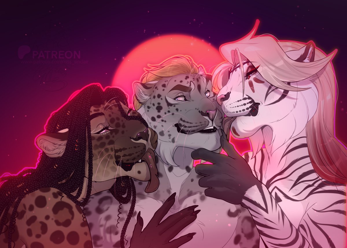 Commission finished for @leo_AD_NSFW

Thank you SO MUCH again for give me a chance to draw these girls again, but now with a new special friend! sz