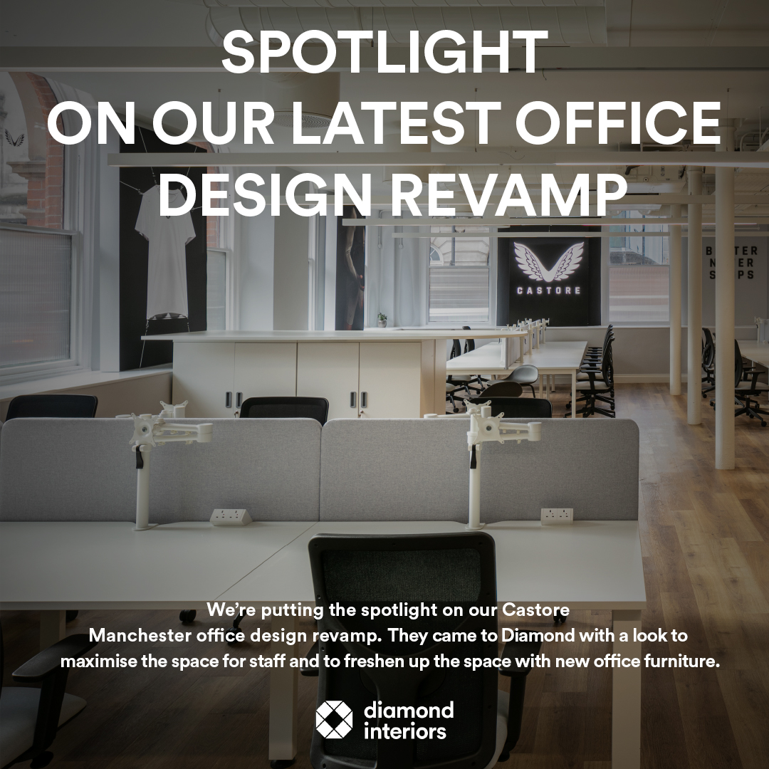 We recently revisited <a href="/CastoreEngland/">Castore Sportswear</a> to help them accommodate the growth of their team within their HQ in Manchester. 

They wanted to extend their presence to a further floor to remain within their workspace location - see how we achieved this ➡ bit.ly/CastoreDICaseS… 🙂