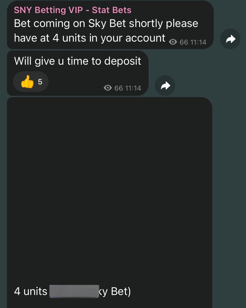 INSANE VALUE BET FOUND FOR TODAY 💰💰

Advised a 4 unit stake to VIP members

Sending the bet to everyone who RETWEETS ‘🔄’ this tweet 👇🏼 

(Must be following so I can DM you)