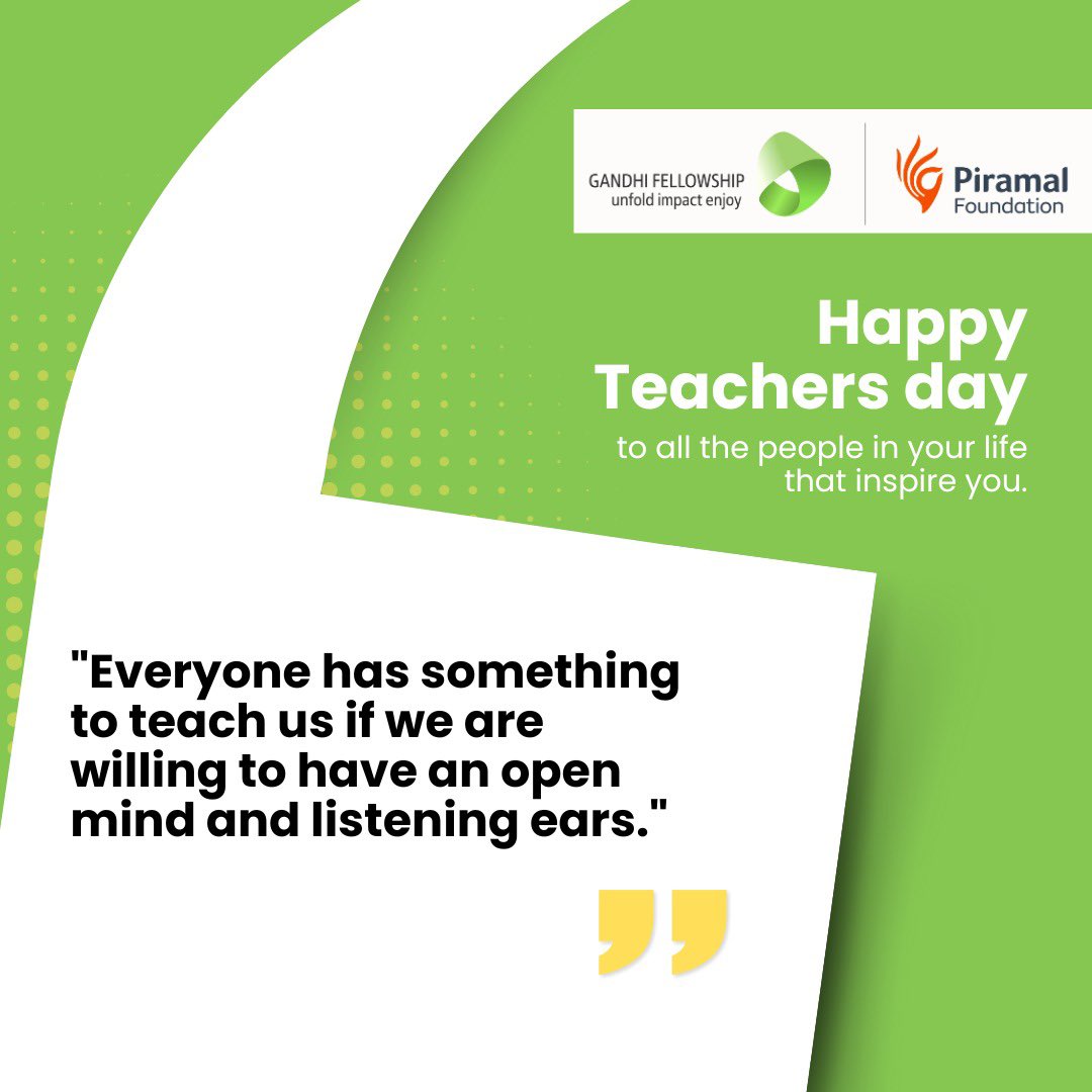 Gandhi Fellowship tweet media