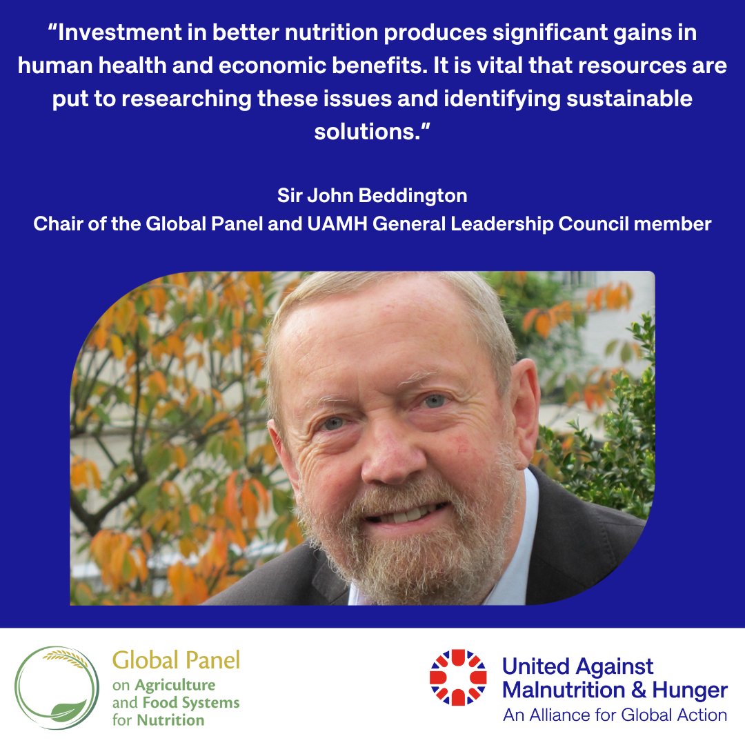 United Against Malnutrition & Hunger (UAMH) (@unitedamh) on Twitter photo Recent catastrophic events have seen an erosion of the nutrition status of huge numbers of people in low- and middle-income countries.
Our brief outlines steps for MPs to restore malnutrition and hunger as an international priority 👉 uamh.uk/why-is-nutriti…
<a href="/Glo_PAN/">Global Panel</a> Recent catastrophic events have seen an erosion of the nutrition status of huge numbers of people in low- and middle-income countries.
Our brief outlines steps for MPs to restore malnutrition and hunger as an international priority 👉 uamh.uk/why-is-nutriti…
<a href="/Glo_PAN/">Global Panel</a>