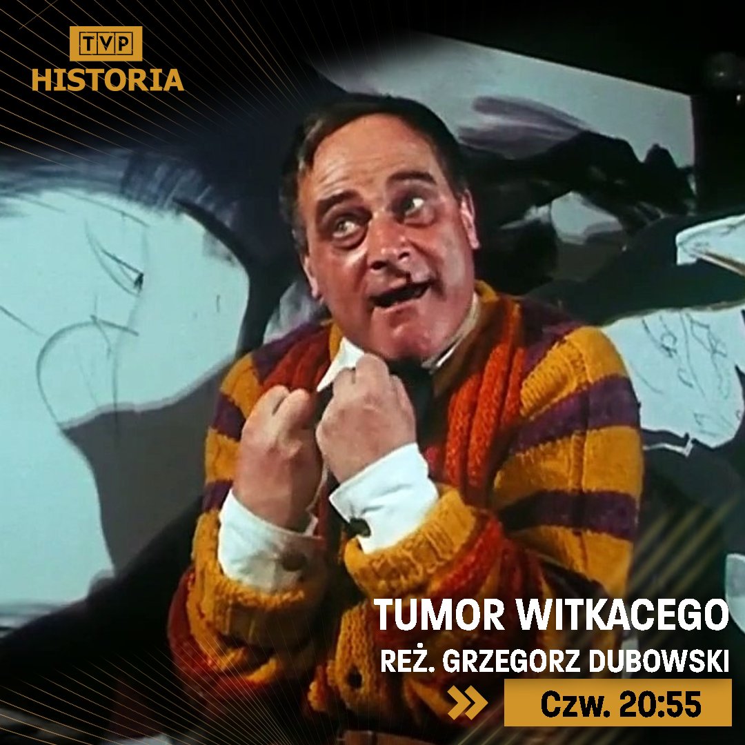 🎭Stanisław Witkiewicz zostawił po sobie legendę unikalnej osobowości i twórczości. W setną rocznicę urodzin artysty, w 1985 roku powstał niezwykły film - rekonstrukcja życia i twórczości Witkacego w formie fabularyzowanego dokumentu.
⏰Zobaczycie go dziś o 20:55 w TVP Historia!