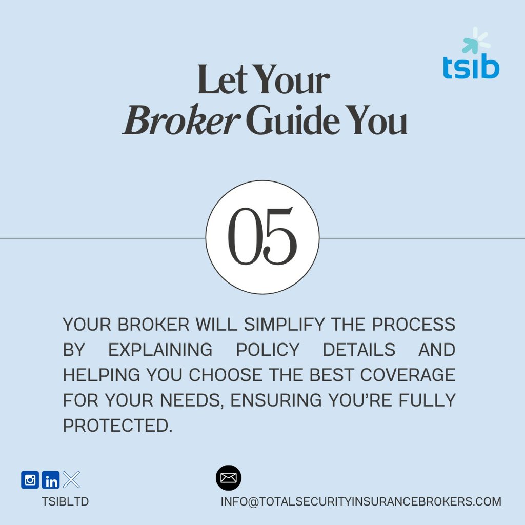 TSIBltd's tweet photo. through this important financial decision. Reach out to us on all of our available platforms we cannot wait to hear from you and work with you!
#insurance #tsib #totalsecurityinsurancebrokers #insurance_solutions #insurancebroker #insuranceinnigeria #tips #5 #5tips #simpletips https://t.co/FORSwGv86d