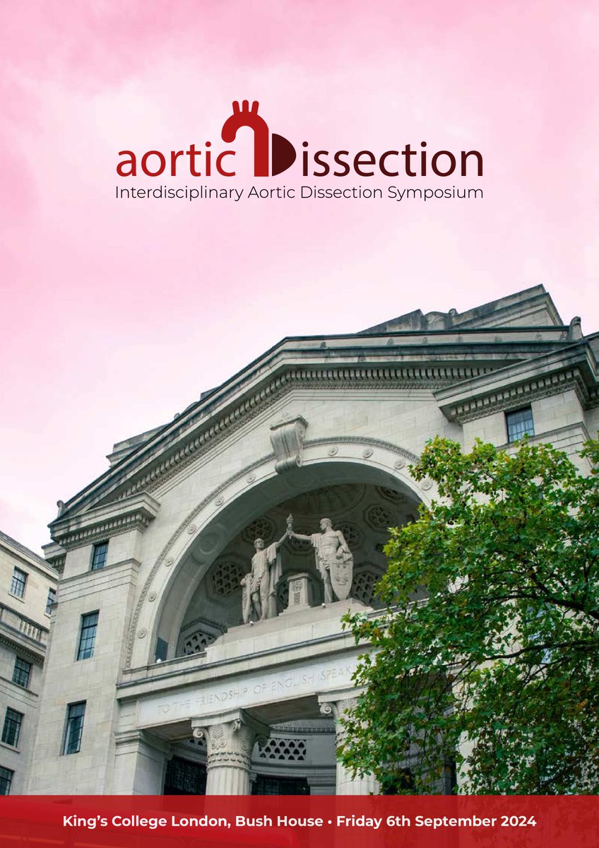 Welcome to the first Interdisciplinary Aortic Dissection Symposium!

We have a full and interesting programme and hope that all our attendees enjoy the day.

#aortaed
#aorticdissection