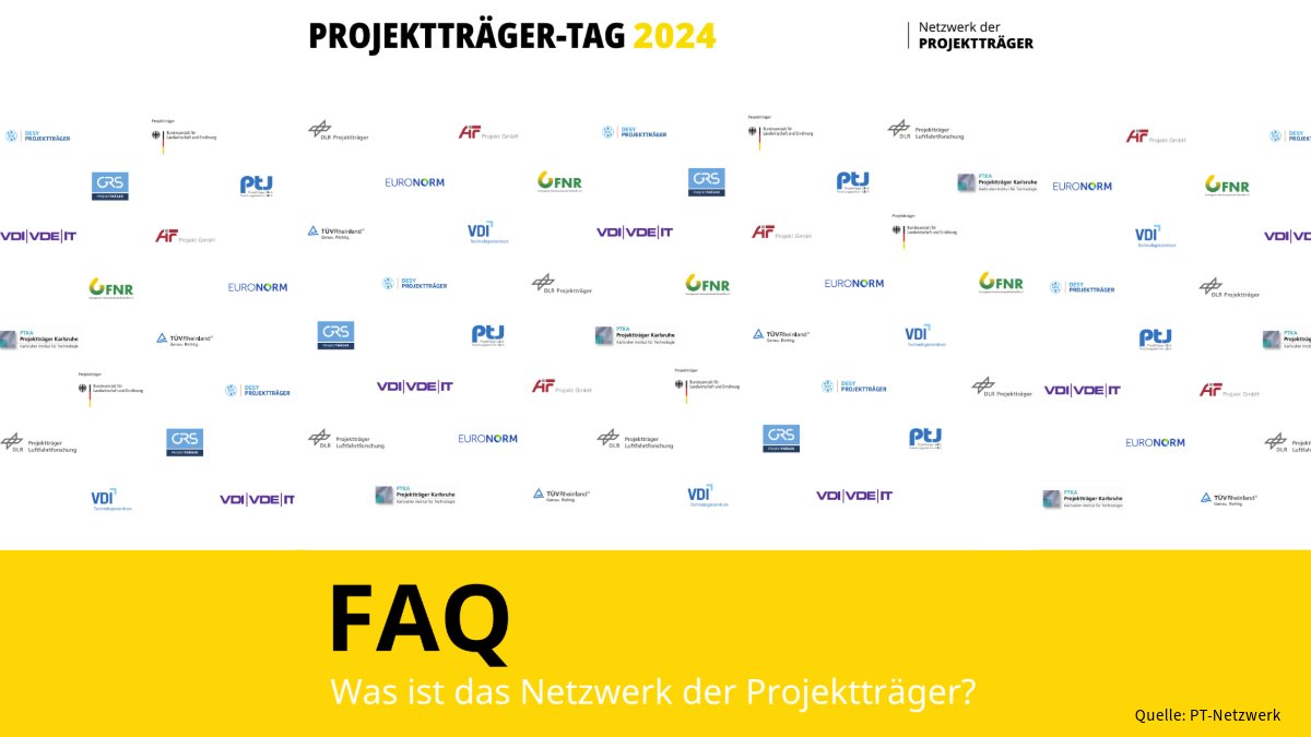 Sie wollen mehr zum „Netzwerk der Projektträger“ (PT-Netzwerk) erfahren?

Dann lesen Sie den heutigen LinkedIn-Beitrag von <a href="/technikzukunft/">VDI Technologiezentrum GmbH</a> und erhalten Sie alles Wissenswertes über das Netzwerk.

Beitrag: linkedin.com/feed/update/ur…

#PTTag24 #Forschung #Innovation #Projektträger