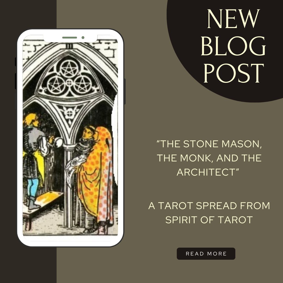 Spirit_of_Tarot's tweet image. On the blog today I'm sharing a Tarot spread where YOU make choices on how to read the positions. Try it out and see what new insights YOU gain.  #tarotspread  #3ofpentacles  #tarotblog  #tarot thespiritoftarot.com/2024/09/05/the…