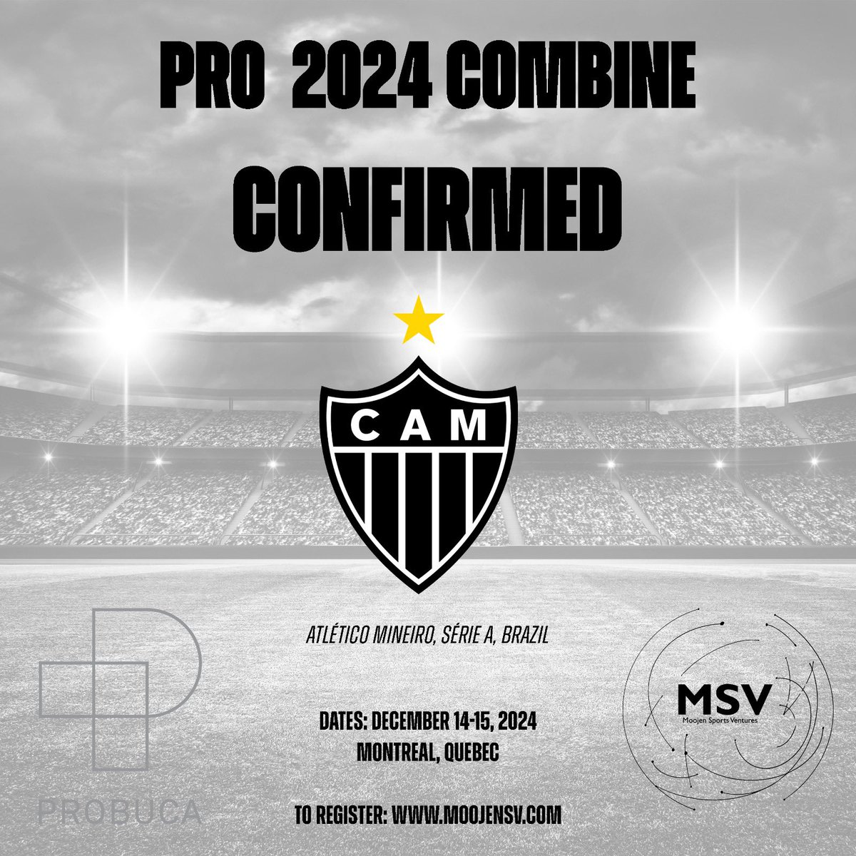 FredMoojen's tweet image. CONFIRMED!!!!! @atletico @galonabase 

December 14-15 in Montreal. Will they select YOU? There is only one way to find out. Register now this PRO COMBINE.

Places are limited!!!! 

#MSV #Montreal #ProCombine #CAN #GALO