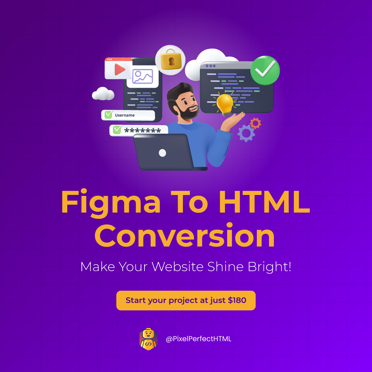 PixelPerfectHTM's tweet image. Ready to turn your Figma designs into a fully functional website? At Pixel Perfect HTML, we meticulously convert your raw designs into pixel-perfect, responsive HTML. Let’s make your website as vibrant and engaging as your original design! rebrand.ly/8idbw46  

#FigmaToHTML