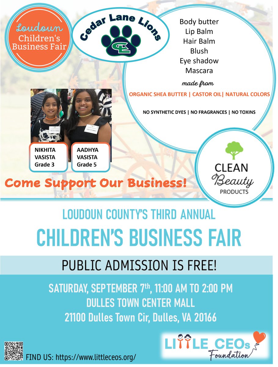 Great to see our <a href="/CedarLaneES/">CedarLane_Principal</a> students engage in entrepreneurship!