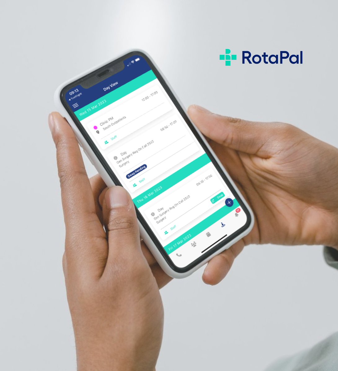 RotaPal - scheduling success tweet media
