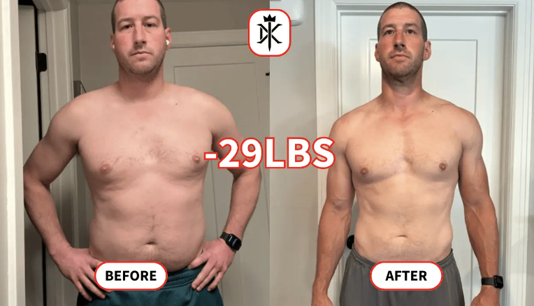 Not only did this guy lose 29 pounds in 3 months...

But he's keeping it off.

&amp; It wasn't from:

• Keto
• Fasting
• Hours of cardio

Instead, he followed this simple system that would change his life forever…

🧵