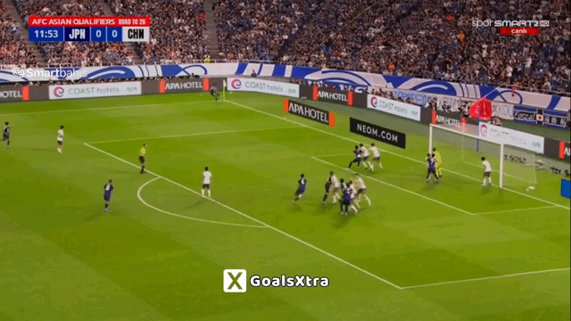 Wataru Endo goal vs China. 12' dlvr.it/TCs09R