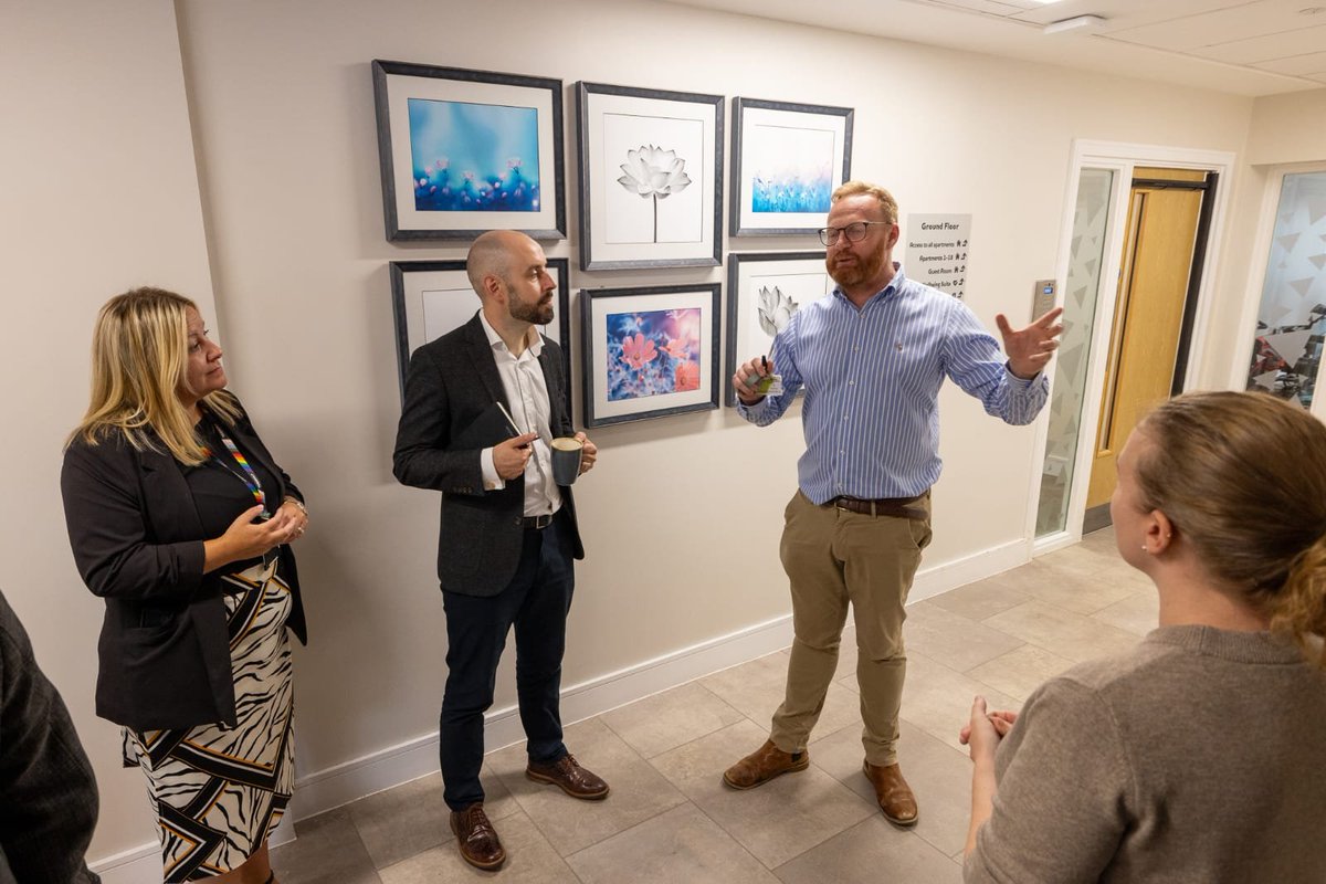 NatFedKev's tweet photo. An inspiring visit to @living_alpha on Merseyside yesterday as part of Starts at Home Day, alongside colleagues from @LpoolCityRegion  and @WirralCouncil. We spent the morning speaking with residents at Poppyfields, an extra care scheme on the Wirral... https://t.co/wl1B1AAa2B