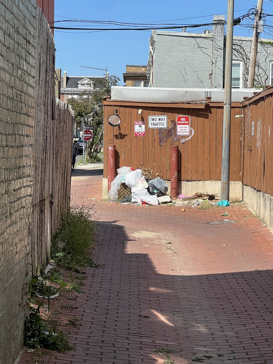 Hi <a href="/311DCgov/">DC311</a> the alley next to 543 Kenyon St NW is becoming a dumping ground again. Can DPW clean this up please (and maybe make it a regular cleanup spot)? <a href="/ANC_1E/">ANC 1E</a> any chance something like this can get on an agenda for some ongoing resolution?