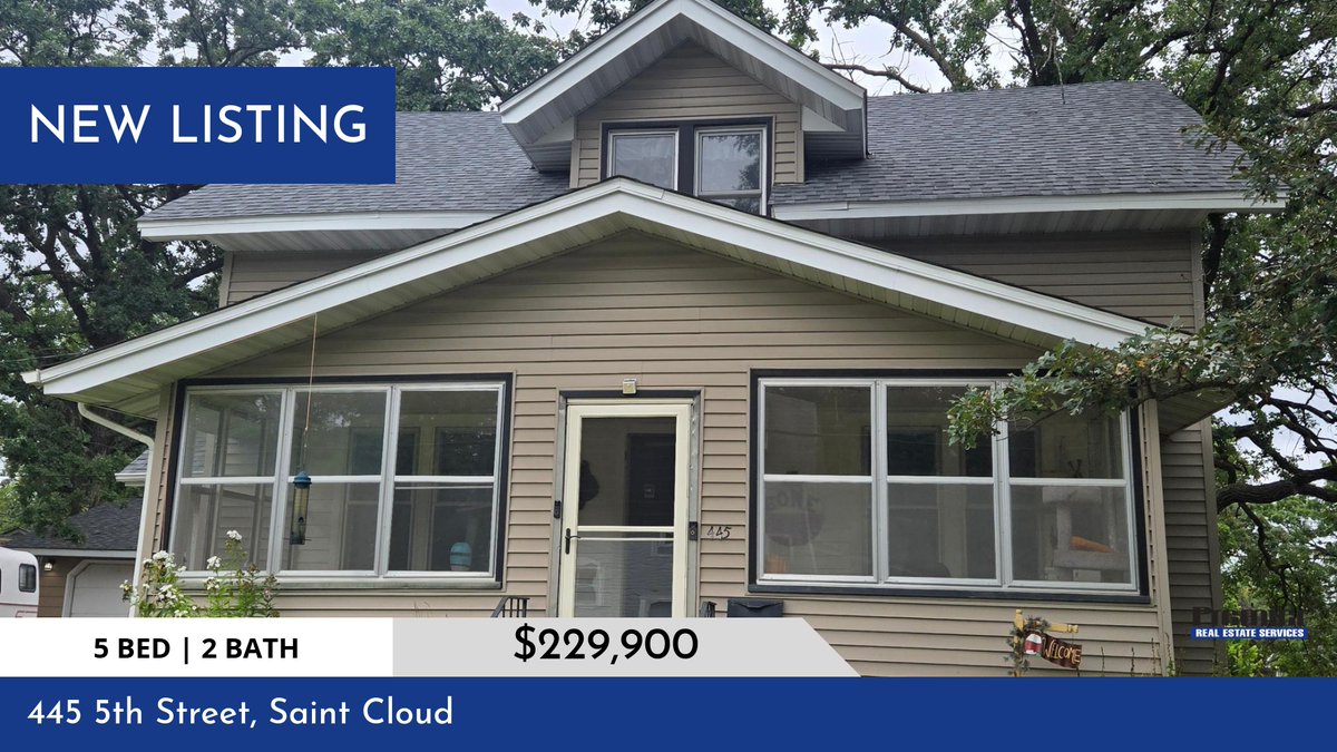 JasonMillerHome's tweet photo. 📍 New Listing 📍 Take a look at this fantastic new property that just hit the market located at 445 5th Street in Saint Cloud. Reach out here or at (320) 761-8500 for more information

Jason Miller 
Premier Real Estate Services 
3... https://t.co/c2Vwi1Gi22 https://t.co/KdNdWxTNTt