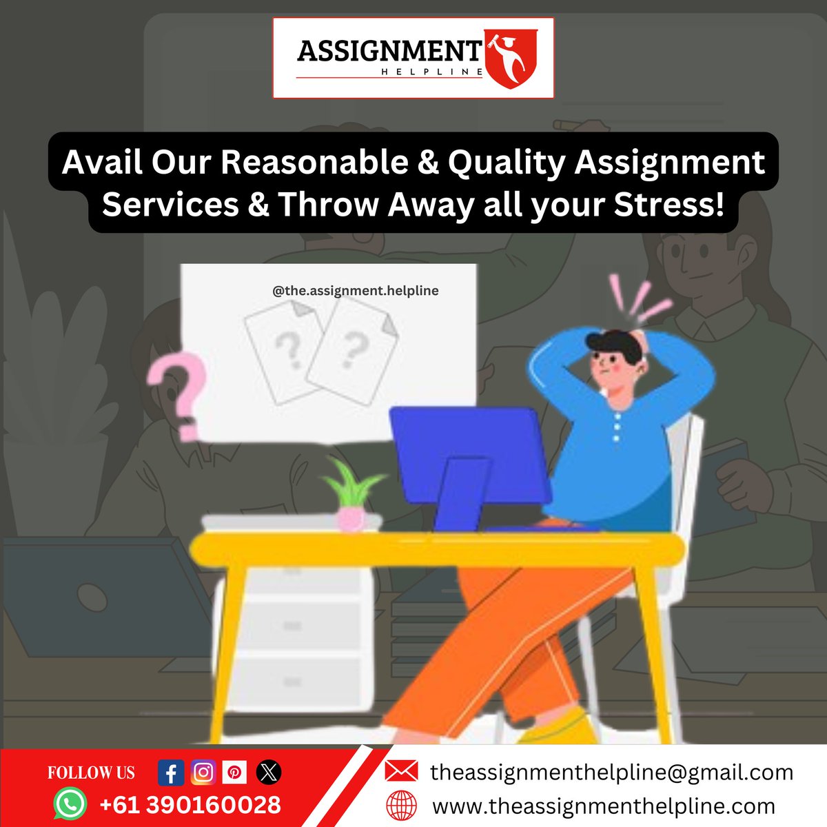 _the_assignment's tweet image. Say goodbye to stress and hello to success! 📝✨ Avail our top-notch, budget-friendly assignment services today and let the experts handle the rest. Your grades deserve the best! 💯🚀
👉Get Instant Help! wa.me/+61390160028
#AssignmentHelp #StressFreeStudy #TopQualityService