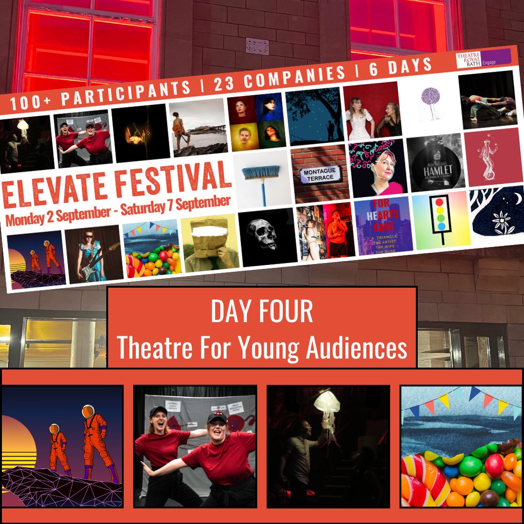 TRBEngage's tweet photo. 🎉 THEATRE FOR YOUNG AUDIENCES DAY 🎉

🎭 Day four of Elevate Festival is dedicated to showcasing theatre for young audiences (TYA) and welcomes a full day of shows for young and old alike! https://t.co/OIE3tM6iqs