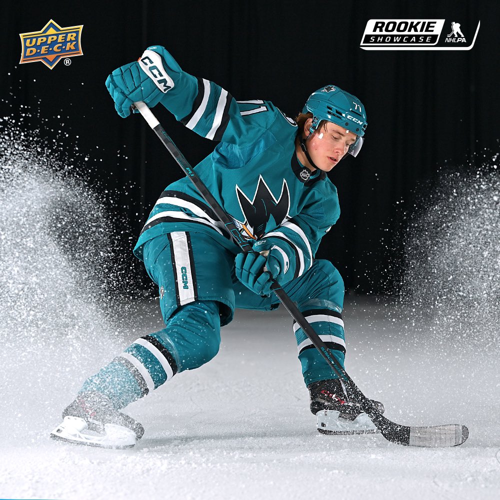 UpperDeckSports's tweet photo. The future is bright 🌟 

#NHLPARookieShowcase https://t.co/Hoql6aCHL6