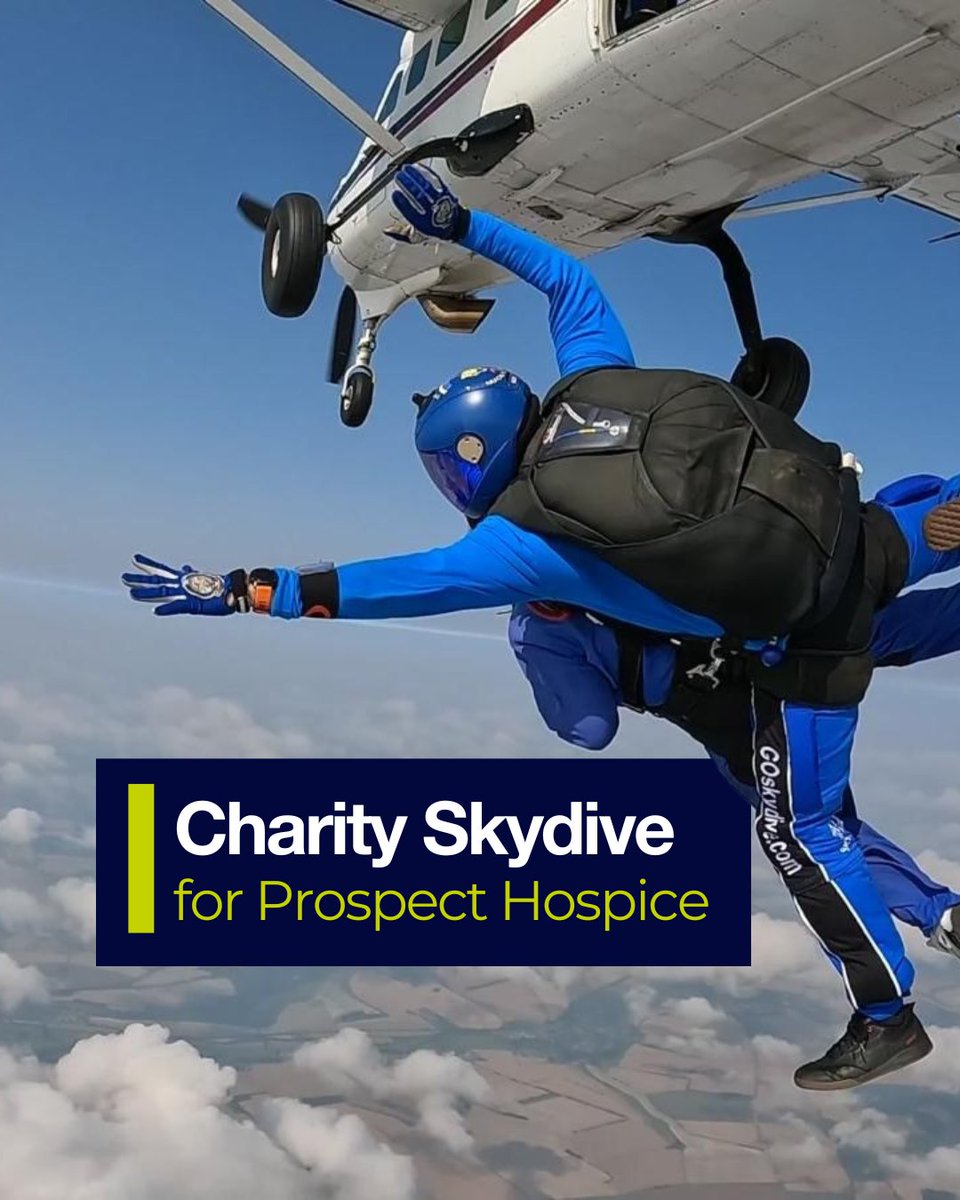 CapitaPlc's tweet image. Taking the leap for @prospecthospice - literally!🪂
Find out more about the recent charity skydive organised by @CapitaPlc Swindon's #Charity Committee👇
Huge thanks to all who supported them. Your donations are making a real impact!💙
#InternationalDayOfCharity #LifeAtCapita