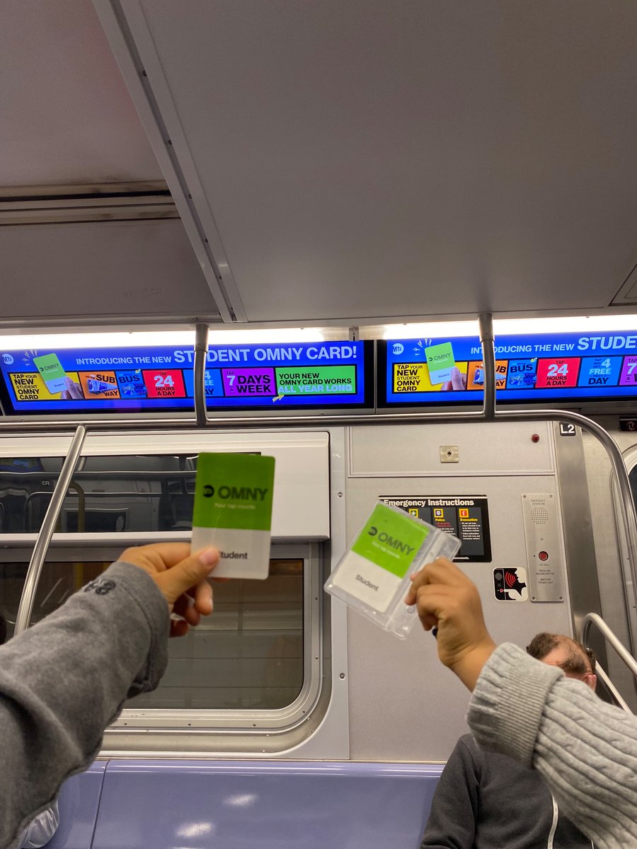 It’s here, OMNY for kids.