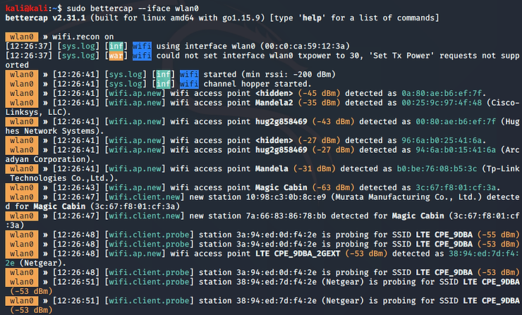 _aircorridor's tweet image. Ready to elevate your Wi-Fi hacking skills? 

Dive into Bettercap, the powerful tool for Wi-Fi AP attacks! Learn how to install, set up, and use Bettercap to find Wi-Fi APs, perform PMKID attacks, and even de-authenticate clients.
hackers-arise.net/2024/01/11/wi-…
@three_cube #wifi