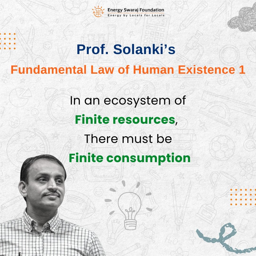 Energy_Swaraj's tweet photo. Happy Teacher's Day! 🎉👨‍🏫 
Let's celebrate the wisdom of our teachers! Today, we reflect on @DrChetanSolanki 's thought-provoking fundamental laws of human existence!

May these valueable teachings guide us towards a sustainable future! 
#TeachersDay #ClimateAction https://t.co/ZOPKHx8wJL