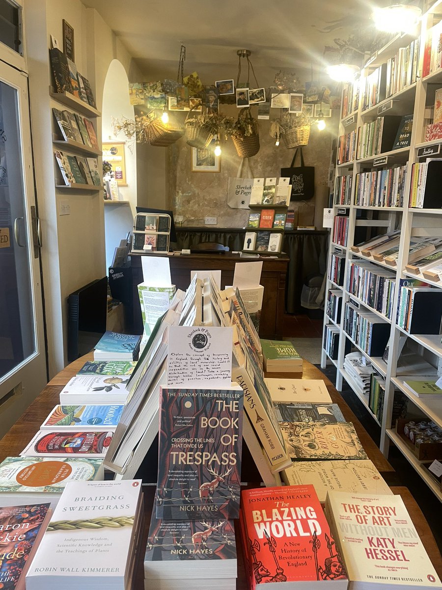 It is wet out there and the shop is quiet…

Anyone wrapped up at home (fair enough…) and want to support an independent book shop trying to build a dream space for nature, landscape, history and heritage literature?

sherlockandpages.com