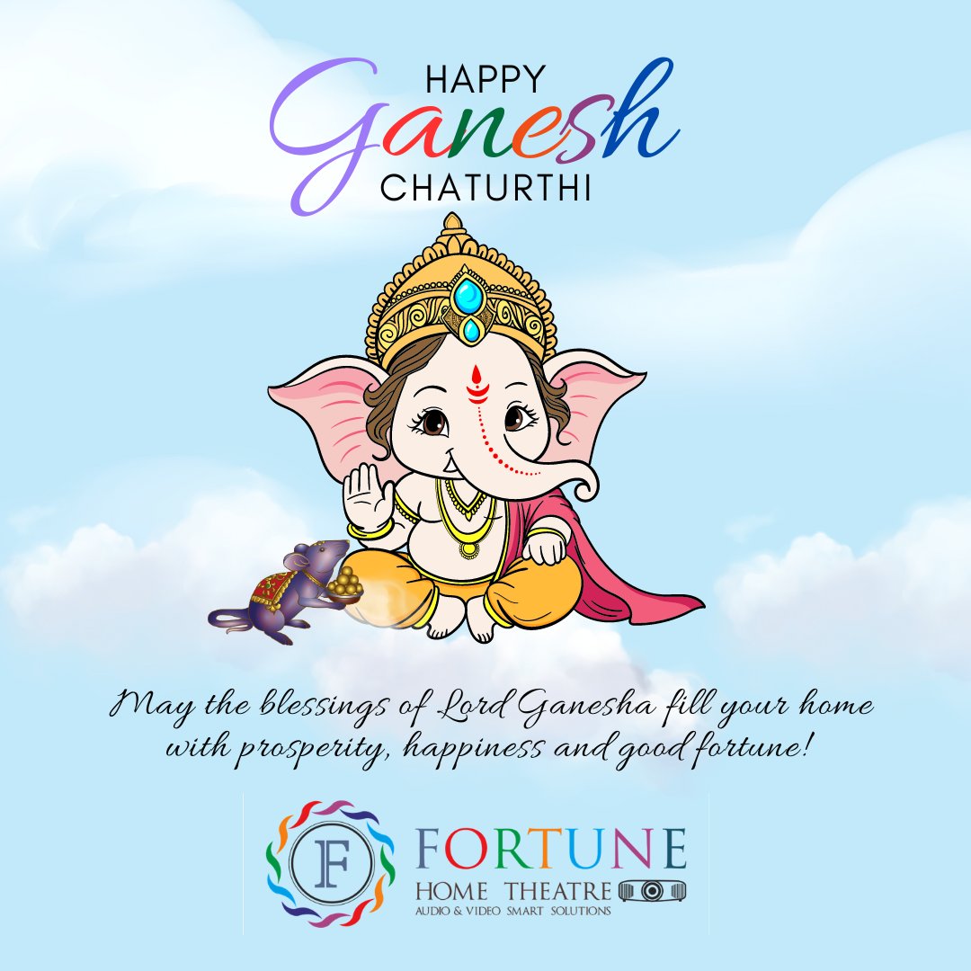 fortuneht's tweet photo. Wish you a Happy Ganesh Chaturthi🌺

May the blessings of Lord Ganesha be with you always. May He guide you on the right path and fill your life with happiness and success. https://t.co/ju12ZbYYQ2