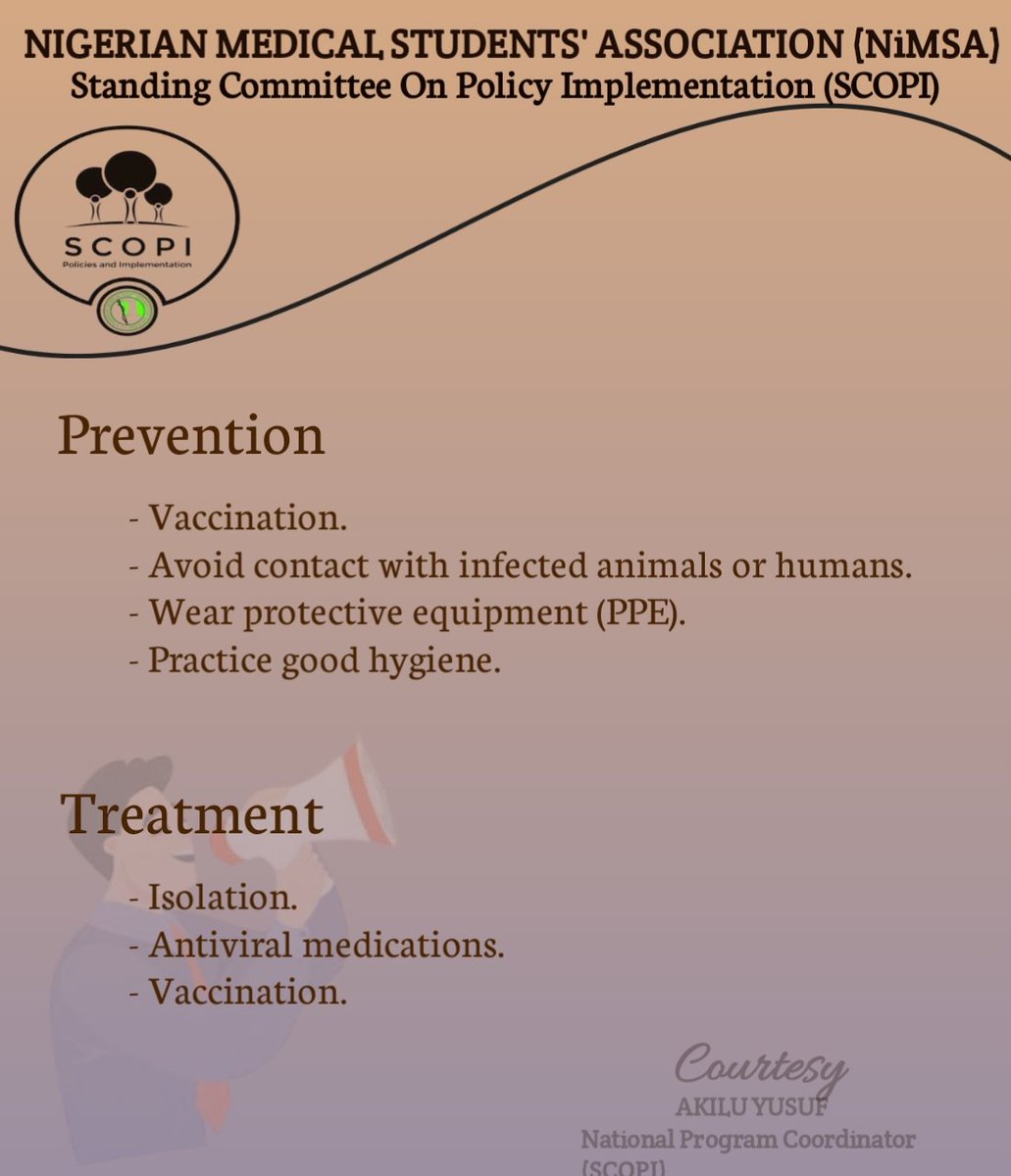 aqyl__u's tweet photo. To protect yourself and others against mpox, know the signs and symptoms, how the virus spreads, what to do if you get ill, and the risk in your area or community.
#MpoxAwareness
#NiMSA
#Sgdhub_umyu
#SDGs3 https://t.co/kmR75ihpfO