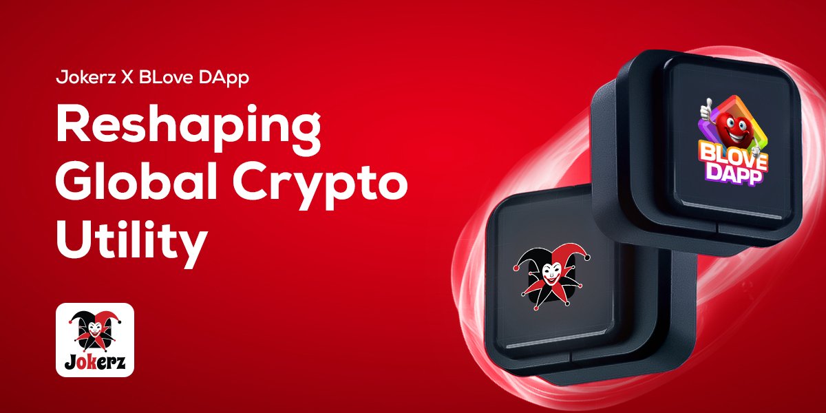 Jokerz X BLove DApp 🚀

Get ready for a game-changing collaboration that's set to reshape global crypto utility,
An innovative partnership aimed at educating &amp; empowering our community through BLove DApp!
#BLoveDApp #BLOVE #Jokerz #JokerzXBLoveDApp #Collaboration #ComingSoon