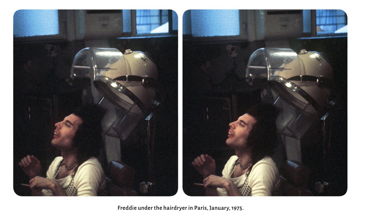 londonstereo's tweet image. Happy birthday to the fabulous Freddie Mercury who would have been 78 today! Celebrate with Queen in 3-D, filled with captivating, candid photos of the enigmatic legend, taken by his friend and bandmate, Brian May. We share a few beauties here.... shop.londonstereo.com/BOOK-Q3-D-UPDA…