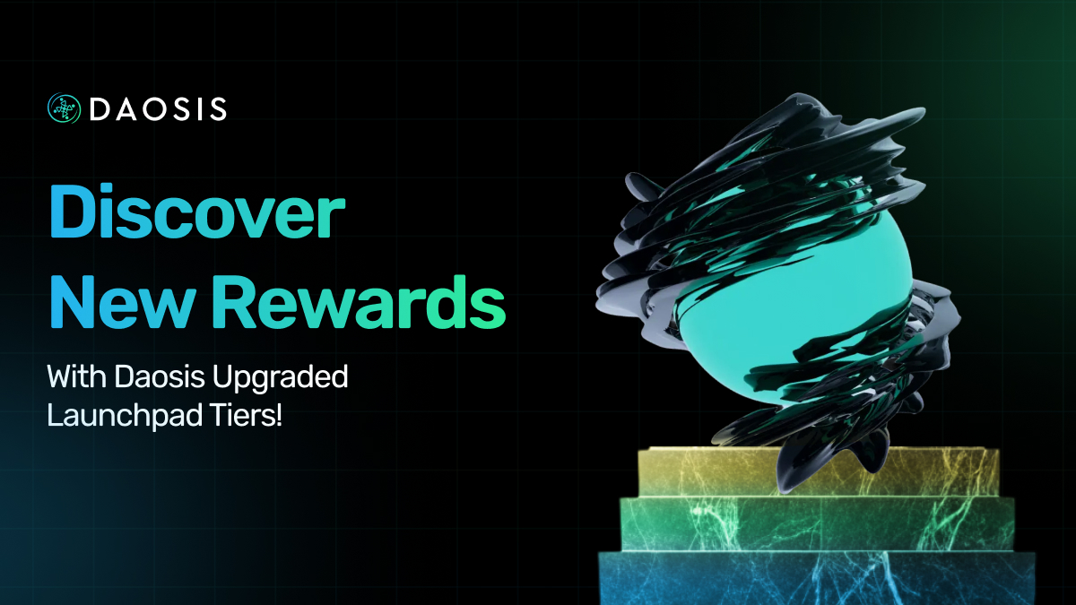 Daosis_Official's tweet photo. Daosis is evolving!  We’re thrilled to introduce exciting updates to our #launchpad tiers, making participation more rewarding for everyone. 

Here’s what’s new: 🧵