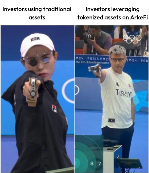 _Arkefi's tweet image. Some rely on market swings and gut instincts. But with ArkeFi, you invest in tokenized real-world assets backed by AI valuation and secure fractional ownership. 

Are you ready to leave the guesswork behind? 💡 

$RKFI #InvestSmart