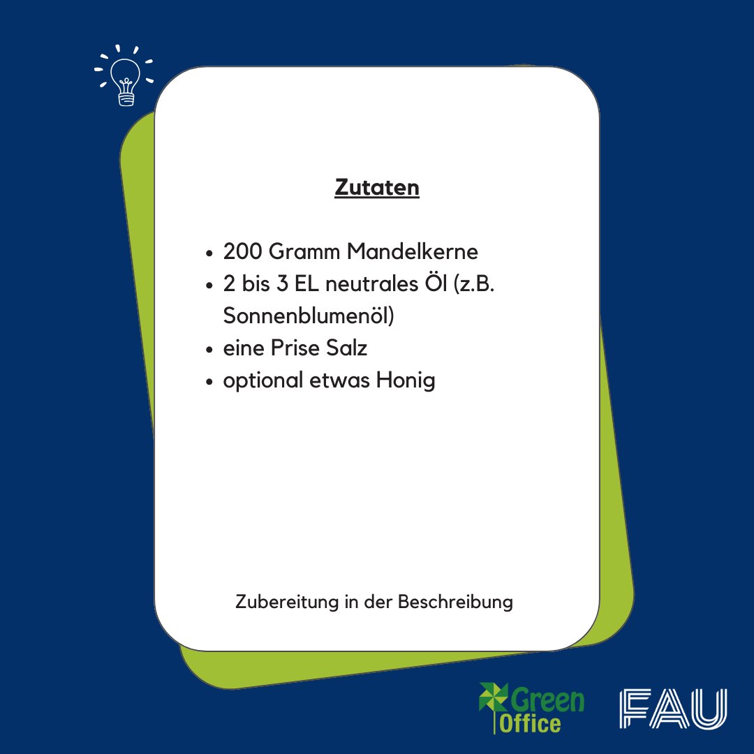 Hier geht es zur Zubereitung des selbstgemachten Mandelmuses: rb.gy/7mky4q
Viel Spaß beim nachmachen! 😋
#vegan #thoughtfulthursday #rezeptidee #nachhaltig #selfmade #nachhaltigkeit