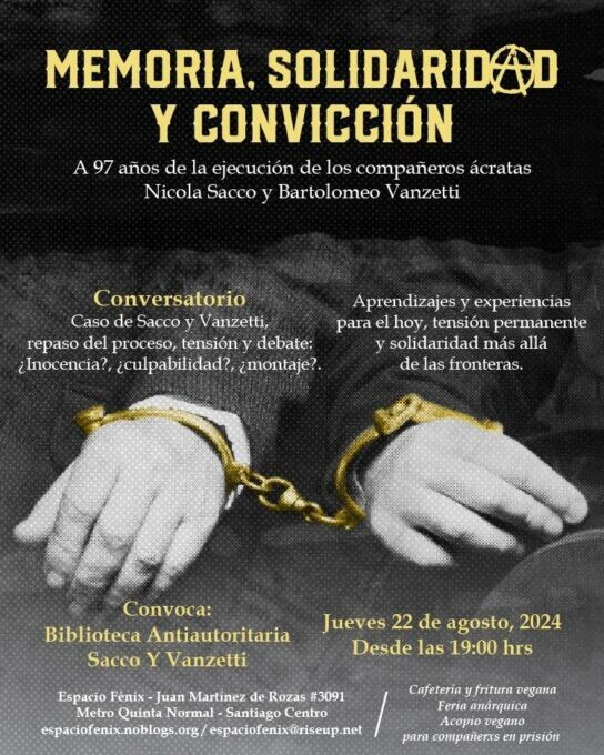 Week of Solidarity With Anarchist Prisoners tweet media