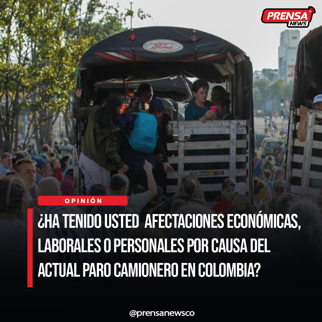 prensanewsco's tweet image. #Opinión | Déjenos conocer su opinión👇👇

#ParoCamionero #Afectación #Colombia