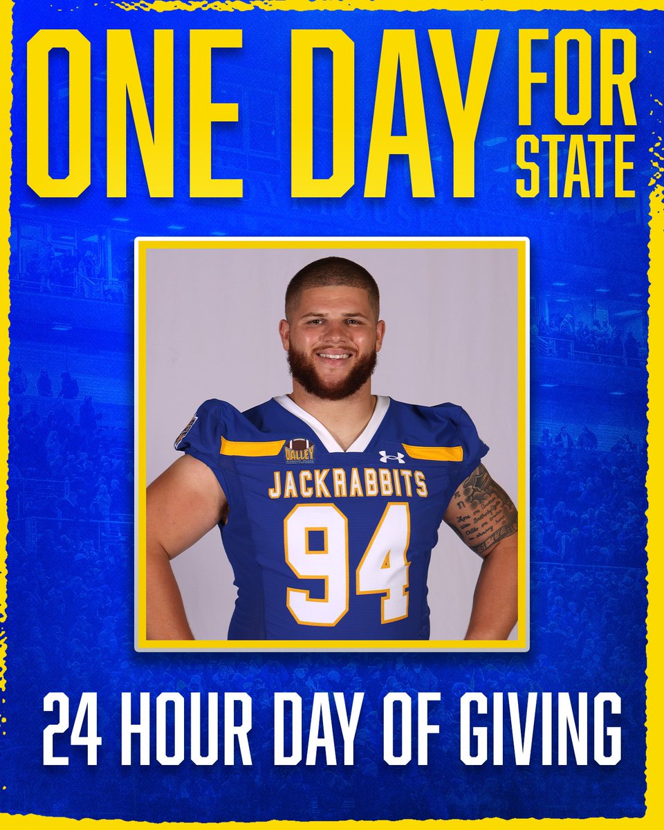 One Day for State is here! Please consider donating to our football program. Your support will continue to allow us to  have the great opportunities we are given. Anything and everything is appreciated. #OneDayforSTATE 

Donate:
givecampus.com/schools/SouthD…