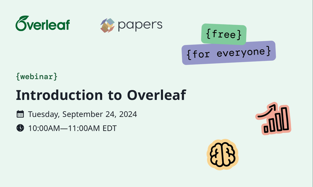 Overleaf tweet media