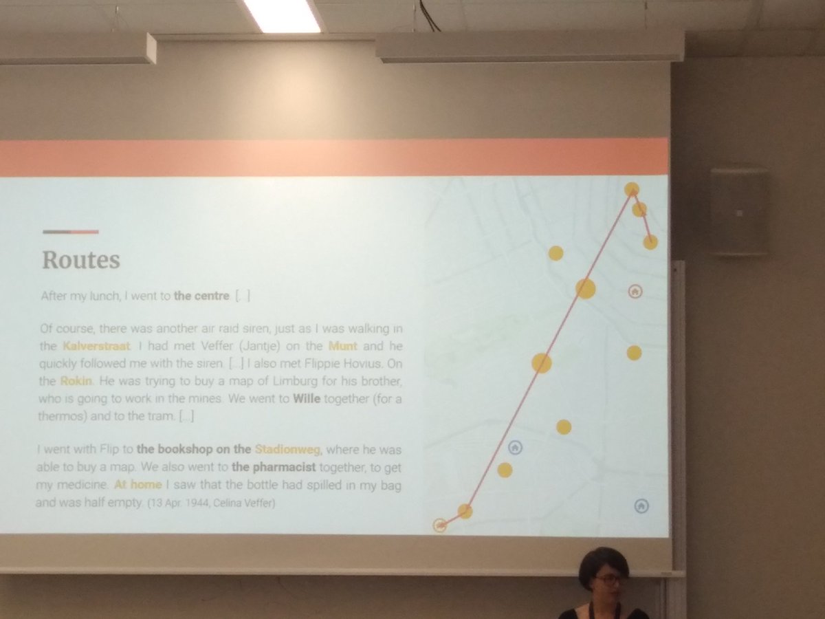 At #EAUH2024 #M42 digitising #handwritten #diaries linked to #OpenData in #AmsterdamTimeMachine produces interesting resource, enhances accessibility #HGIS #DigitalHumanities