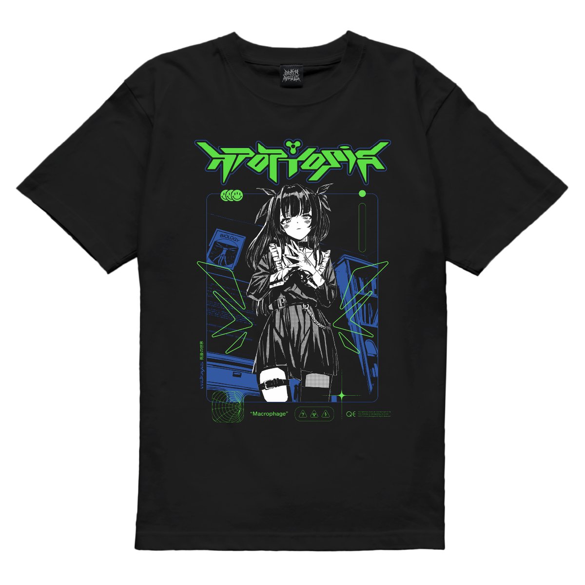 「これ着てる人見かけて嬉しかったAPOPTOSIS TEE  」|儀式のイラスト