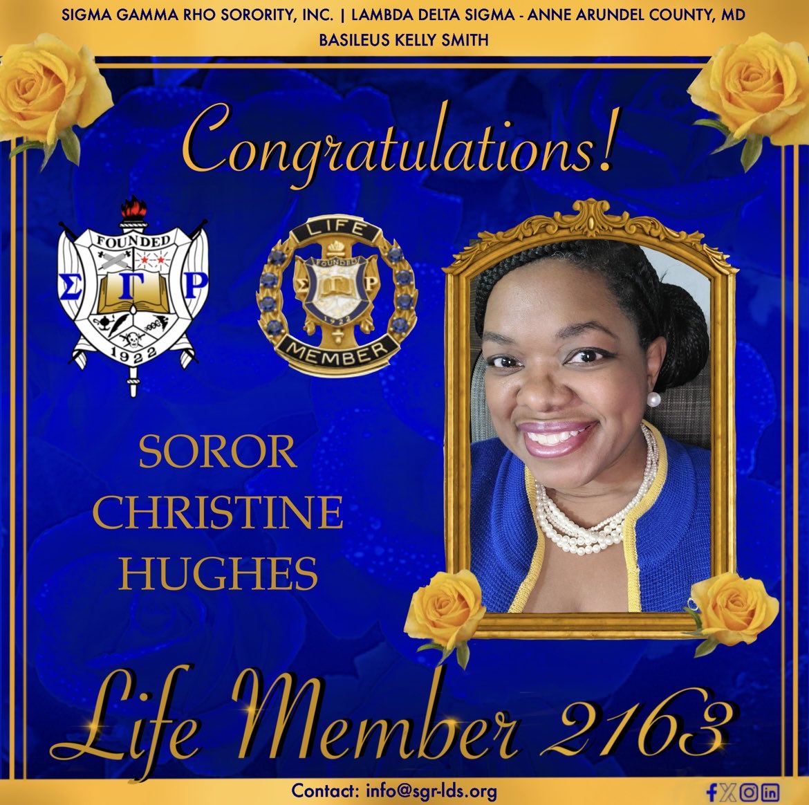 Legendary_LDS's tweet photo. We have new Life Members in Lambda Delta Sigma! Congratulations!! ๐๐
#AmplifyGreater #SGRhoLDS #NotableNER #legendarylds #SigmaGammaRho #DistinctlyNotable https://t.co/HgoroFhvmB