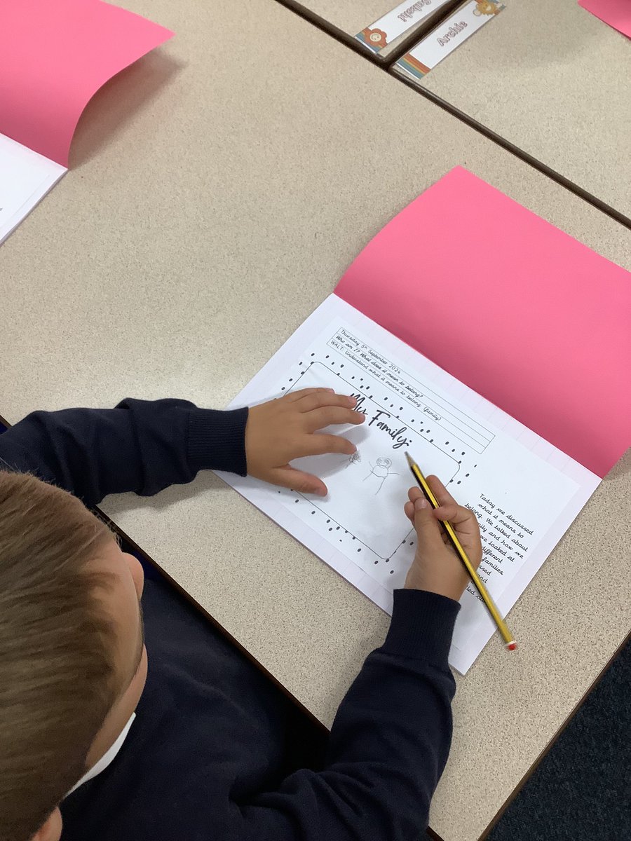 This afternoon, in R.E, we are looking at the question ‘what does it mean to belong?’ 💛