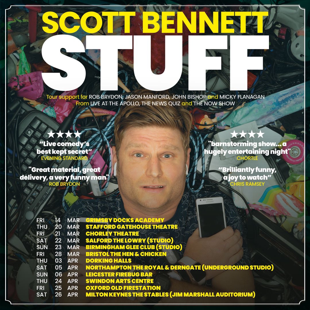 Scott Bennett - on tour 2025! tweet media
