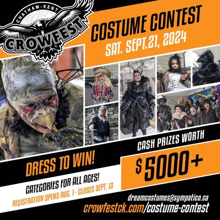 Thanks to Linda for stopping by to talk about the <a href="/crowfestck/">crowfestck</a> Costume Contest on September 21! #ckont 

Registration closes soon ⬇️
crowfestck.com/events/costume…