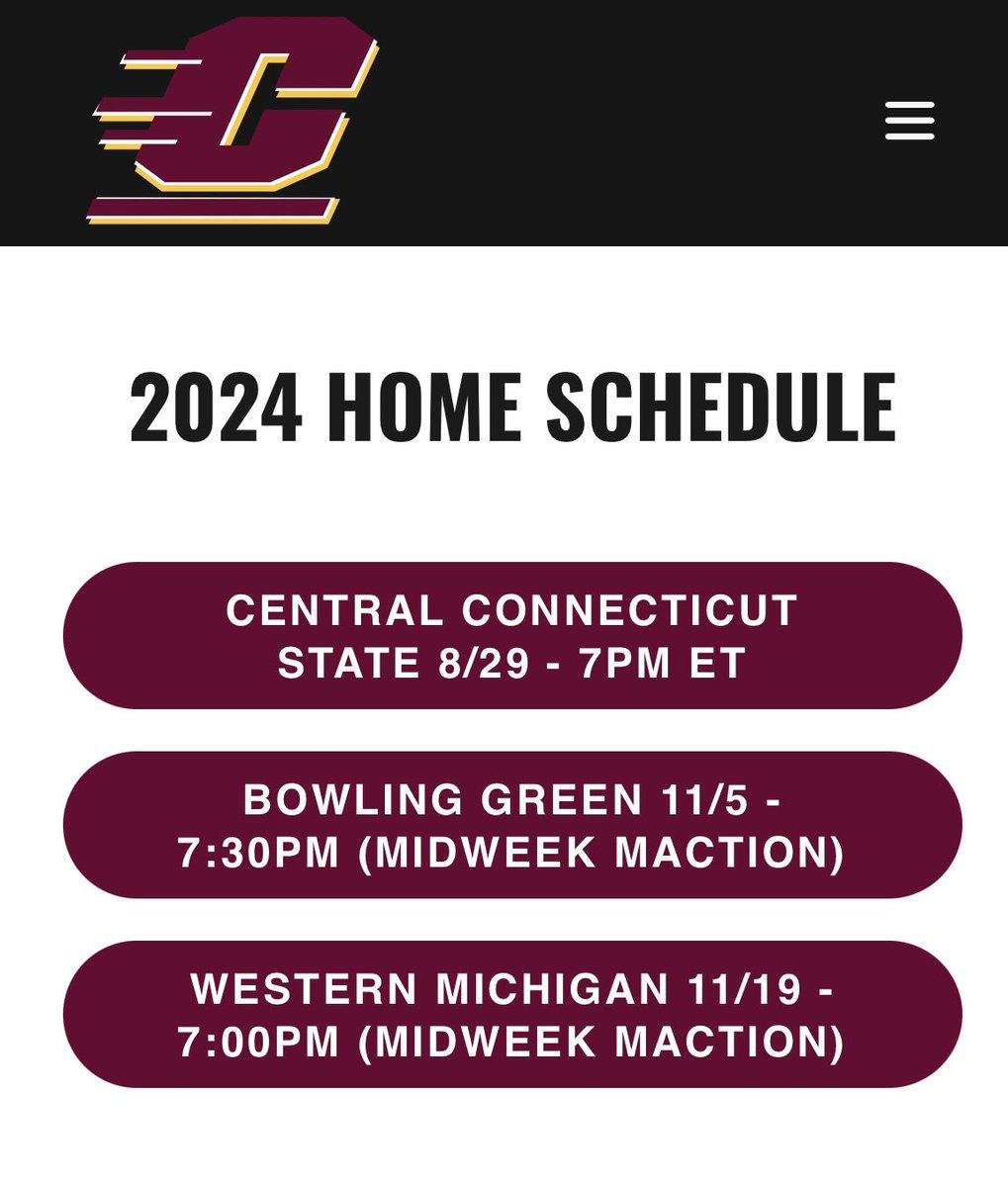 Thankyou @CustanceCalvin for the game day invite looking forward to being there  and  watching <a href="/CMU_Football/">Central Michigan Football</a>.