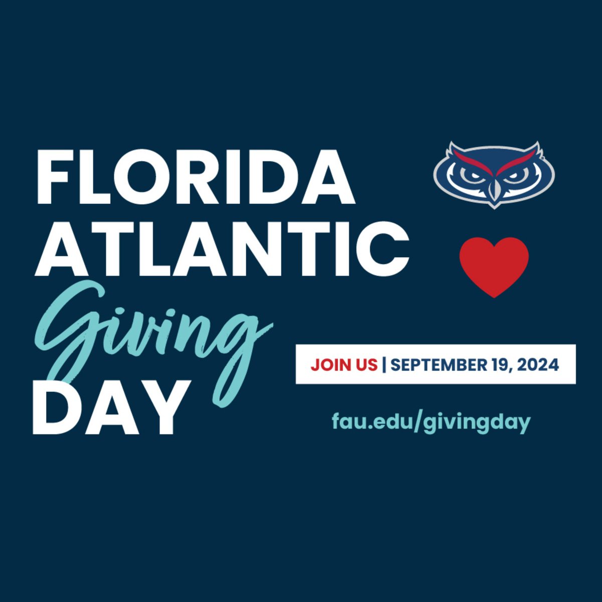 Florida Atlantic Giving Day is right around the corner! This year, 4generous anonymous donors have pledged $90,000 in matching funds to the Florida Atlantic Lab Schools Annual Fund👏!

As @floridaatlantic Giving Day approaches, we'll keep you updated on how to make your gift ♥️.