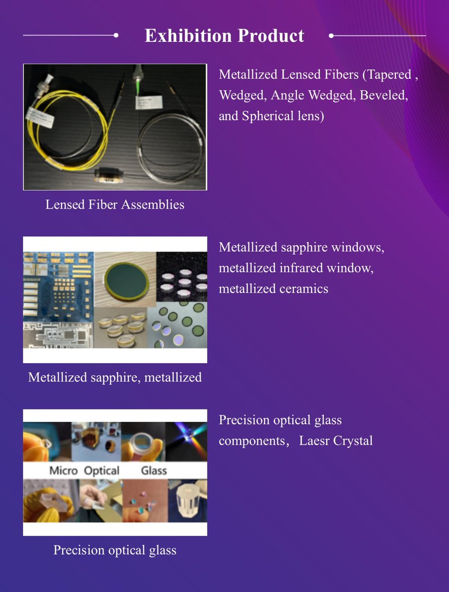 ray_photonics1's tweet image. Exciting News! RAY-Photonics Co., LTD is Exhibiting at CIOE 2024! 
Email：info@ray-photonics.com
#CIOE2024 #photonics #optoeletronics #Biomedical #semiconductor #laser #optics #infrared #sensing #display #shenzhenworld #coating #thinfilm #Spectroscopy